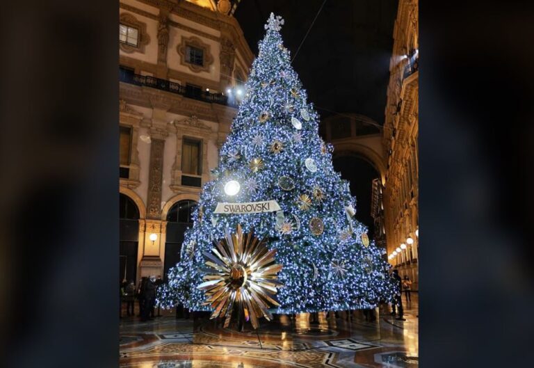 Milano ndez ndritat e festave, 21 bredha në rrugë e sheshe, për secilin ka një emër