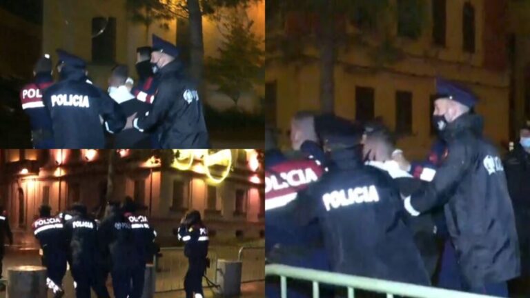 Policia nuk ndalet, forcat Shqiponja po tërheqin zvarrë protestuesit