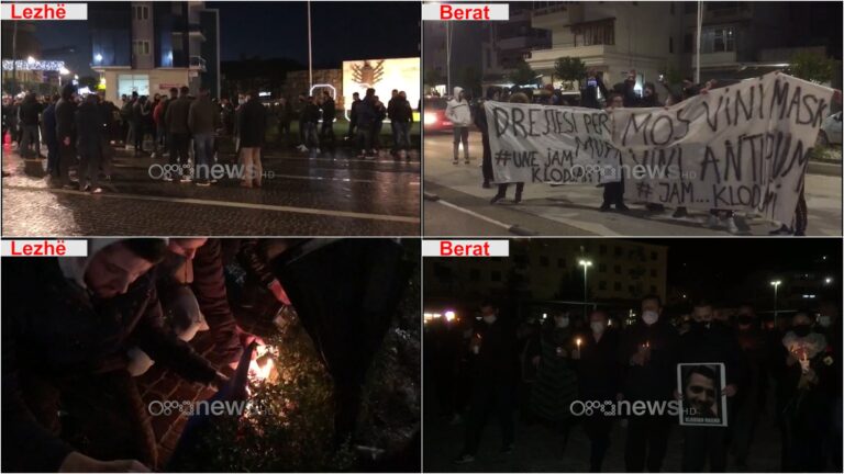“Mos vini maskë por vishni antiplumb” protesta për Klodianin në Lezhë e Berat