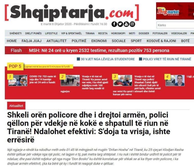 Olti Curri: Carlo Bollino vrasësi i dytë i djaloshit të masakruar nga plumbat policore fashiste