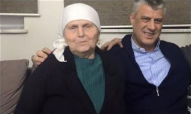 E ëma e ish-Presidentit Hashim Thaçi shtrohet me urgjencë në spitalin Infektiv, rezultoi e infektuar me koronavirus
