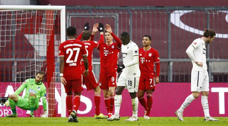 Bayerni mund me “poker” Hoffenheim, Dortmundi përmbys Augsburgun (VIDEO)