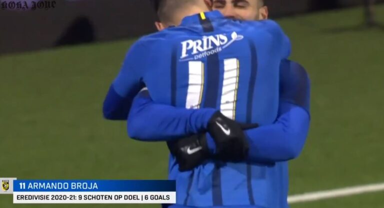 Gol dhe asist, Armando Broja “zgjohet” në Holandë (VIDEO)