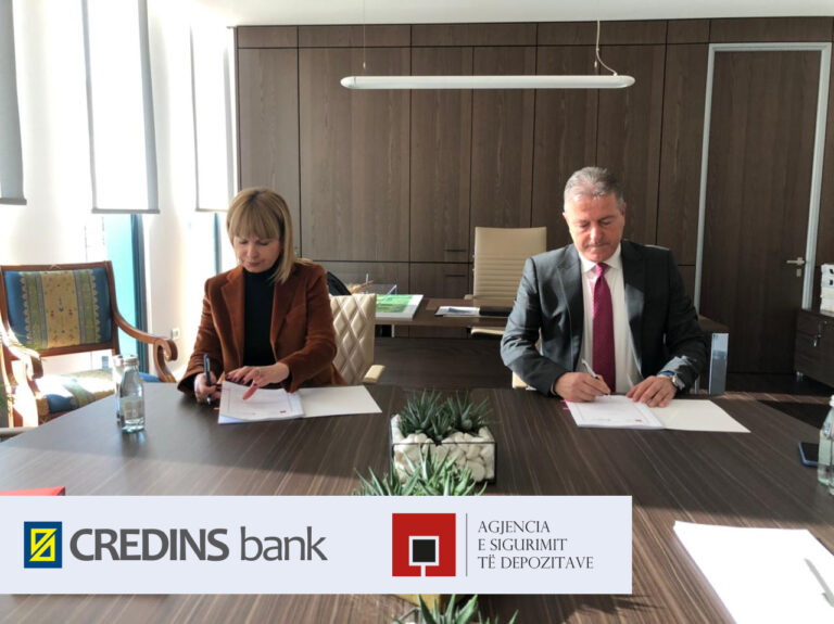 Agjencia e Sigurimit te Depozitave firmos marrëveshje me Bankën Credins