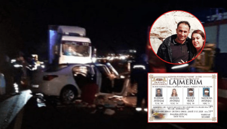 FOTO/ Humbi katër anëtarë të familjes në aksident, djali i Blerimit: Ndihem sikur jam në një film horror