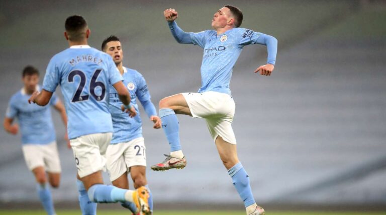 City fiton me vështirësi ndaj Brighton, merr vendin e tretë në renditje (VIDEO)