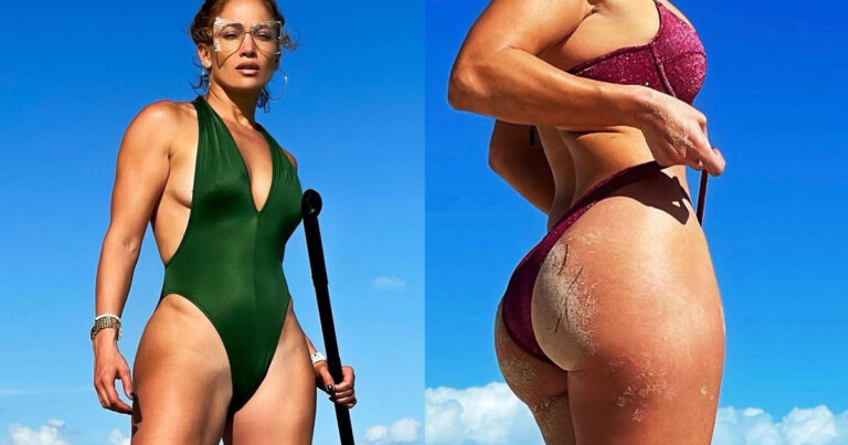 FOTO/ Jennifer Lopez, shpërthyese gjatë pushimeve në det