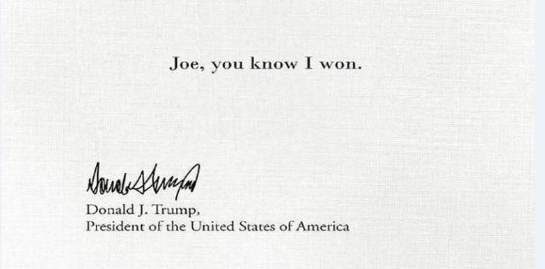 “Joe, ti e di që fitova” Ja si qëndron e vërteta mbi “letrën” e Donald Trump