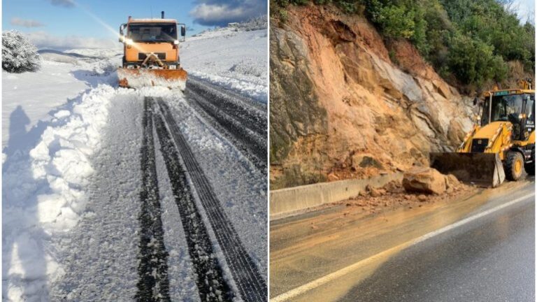 Reshjet e shiut dhe të borës, ARRSH: Rrugët që kanë probleme