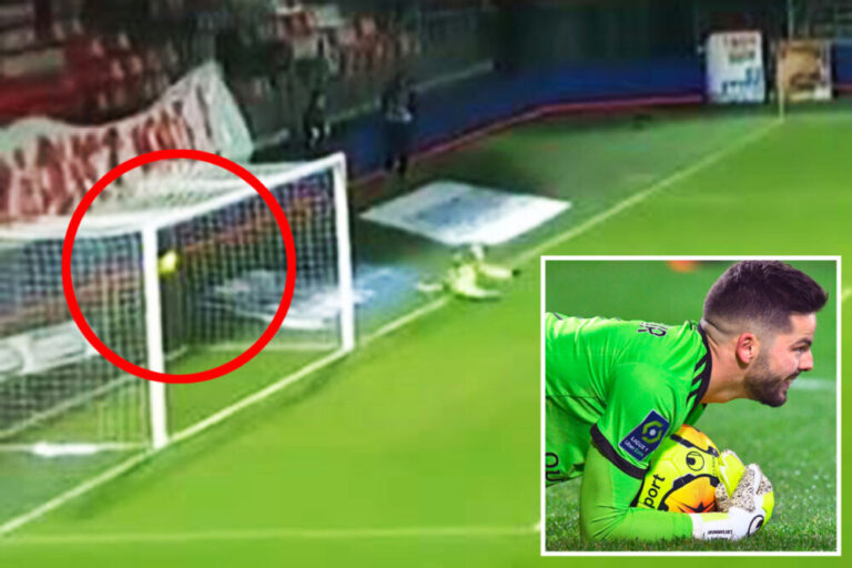 Portieri shpëton për mrekulli nga një autogol qesharak në Francë (VIDEO)