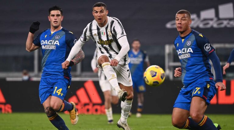 Juventus mund me “poker” Udinesen, “jashtëtokësori” Ronaldo thyen rekordin e Pele (VIDEO)