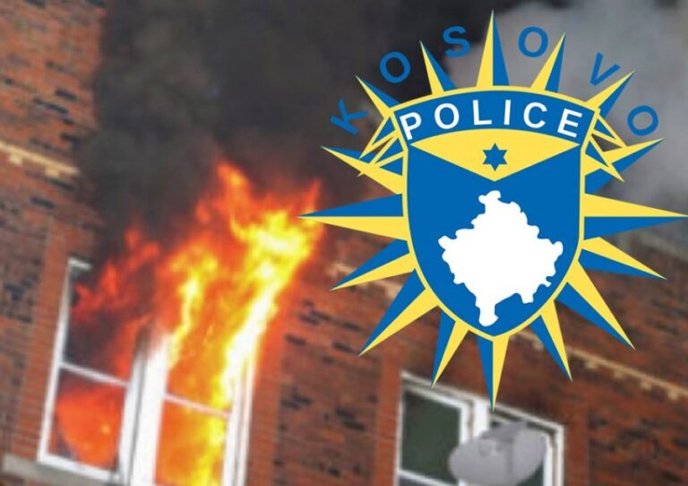 Stacioni policor përfshihet nga flakët në Prishtinë