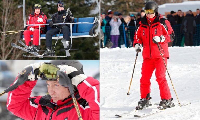 Putin dhe Lukashenko bëjnë ski në Sochi (VIDEO)