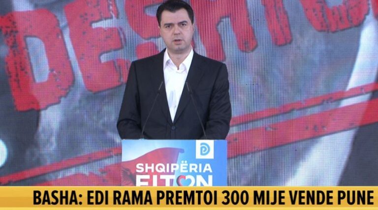 Basha i kujton Ramës premtimet e bëra: Dështoi në çdo drejtim, ka ardhur koha që ta largojmë!