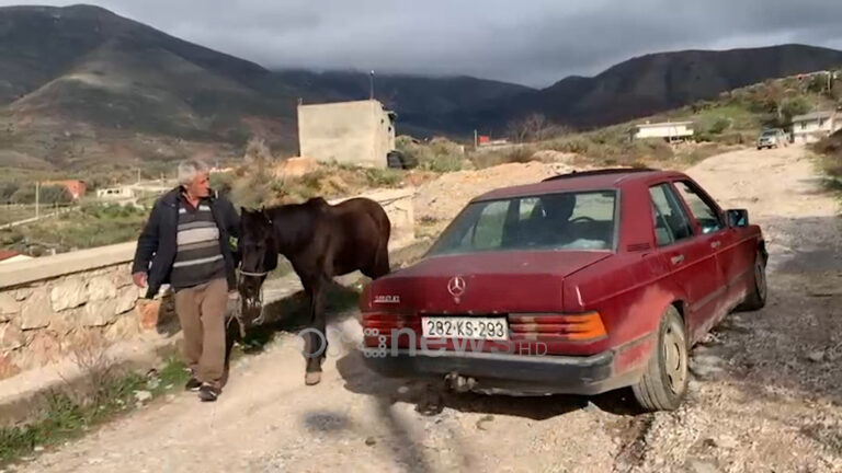Në Delvinë udhëtohet akoma me kuaj