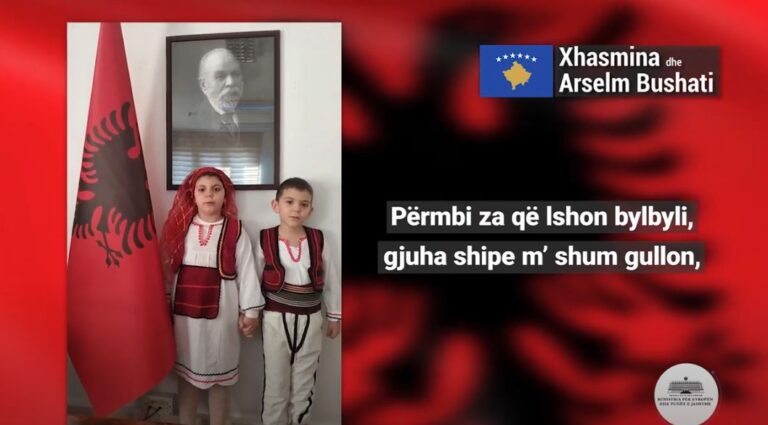 Video emocionuese, fëmijë shqiptarë nga mbarë bota recitojnë vargjet e Mjedës për Gjuhën Shqipe