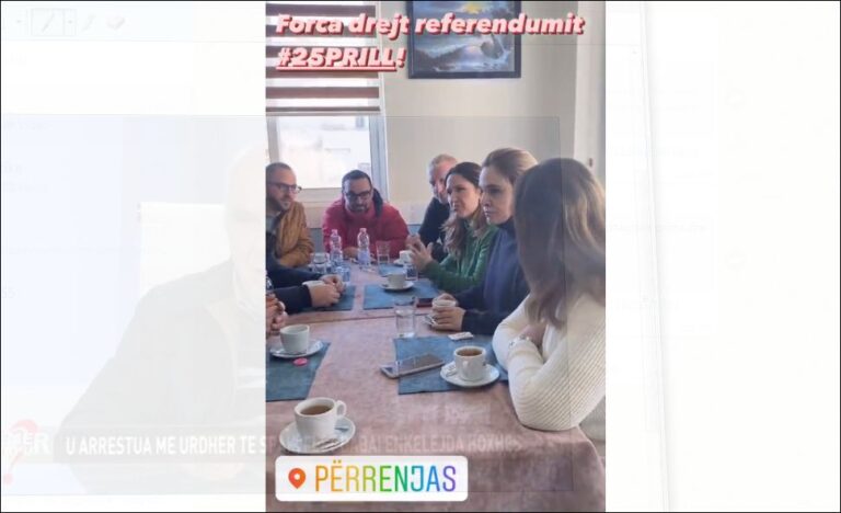 Video/ Kryemadhi nga Përrenjasi: Forca, drejt referendumit të 25 Prillit!