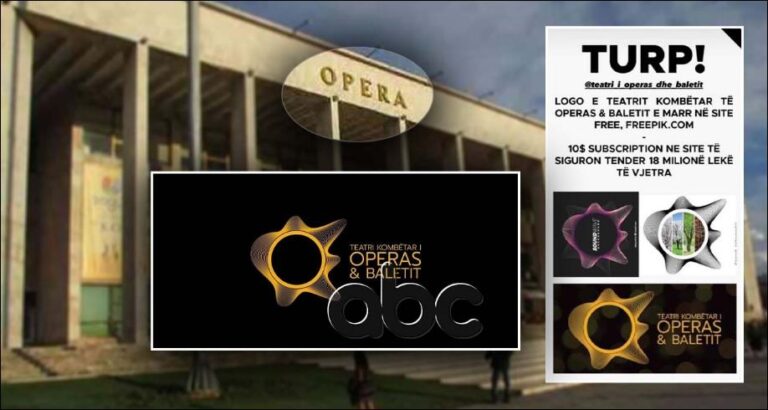SKANDALI/ Teatri i Operas dhe Baletit, 1.8 milion lekë për logo të vjedhur. Reagon Margariti