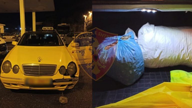 Po transportonte kanabis me taksi, në pranga 52-vjeçari