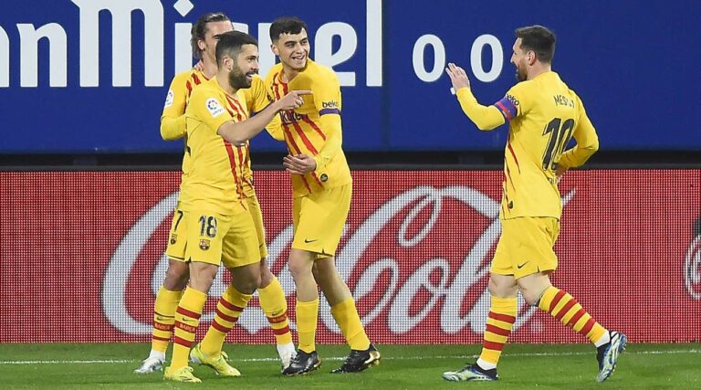 Barcelona fiton pastër ndaj Osasunës, shkon -2 pikë larg Atleticos (VIDEO)
