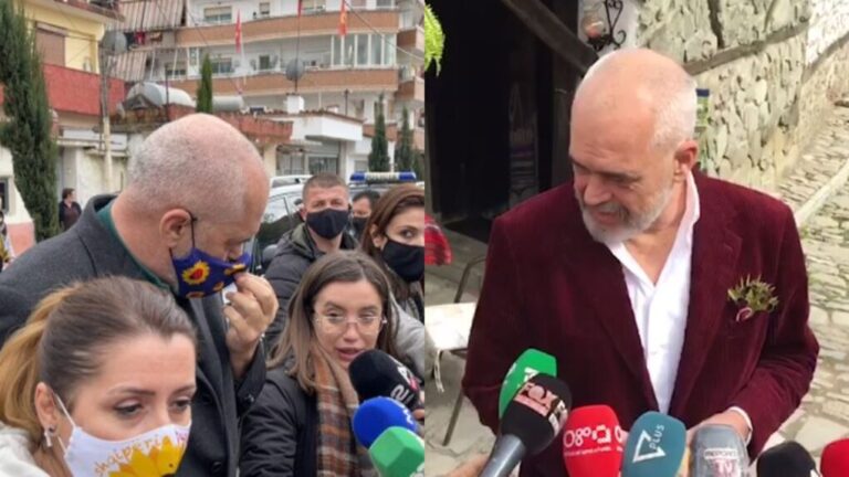 Dje shtyu gazetaren se ishte pa maskë, sot Rama e heq vetë dhe jep intervistë (VIDEO)