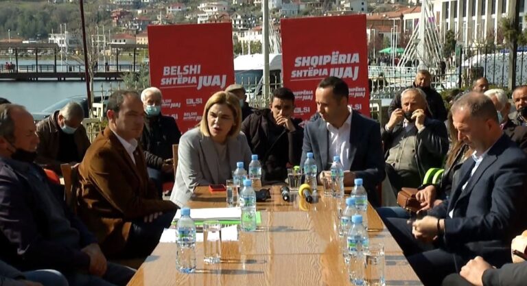 Kryemadhi prezanton kandidatin për deputet në Belsh: Të ndëshkohen me votë ata që terrorizojnë të varfrit