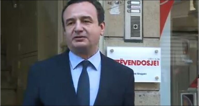 Kurti: I kam votat për ta formuar qeverinë