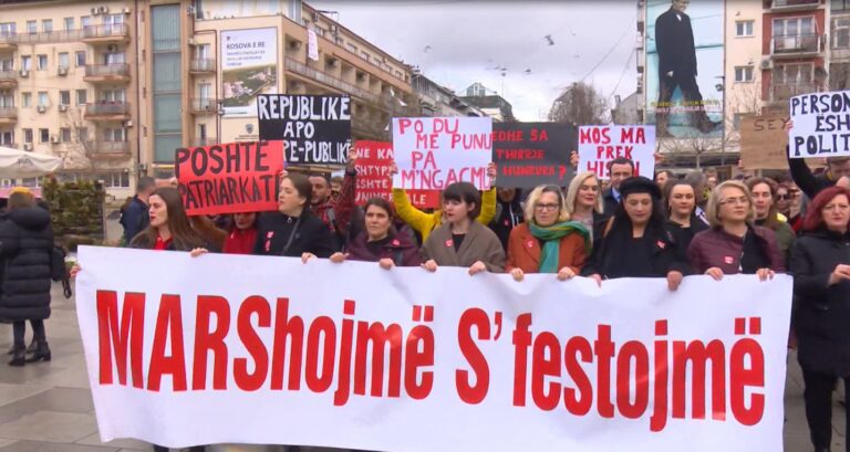 “Më 8 Mars marshojmë, s’festojmë”, dita ndërkombëtare e grave do pritet me protesta në Kosovë