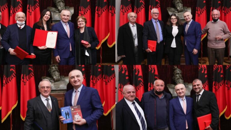 Presidenti Meta vlerëson Shoqatën Kombëtare ”Skënderbegasi” me dekoratën ”Nderi i Kombit” dhe anëtarë të shquar të saj