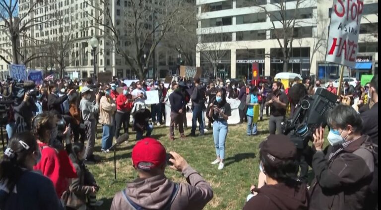 Dhuna ndaj aziatiko-amerikanëve, protesta në Washington