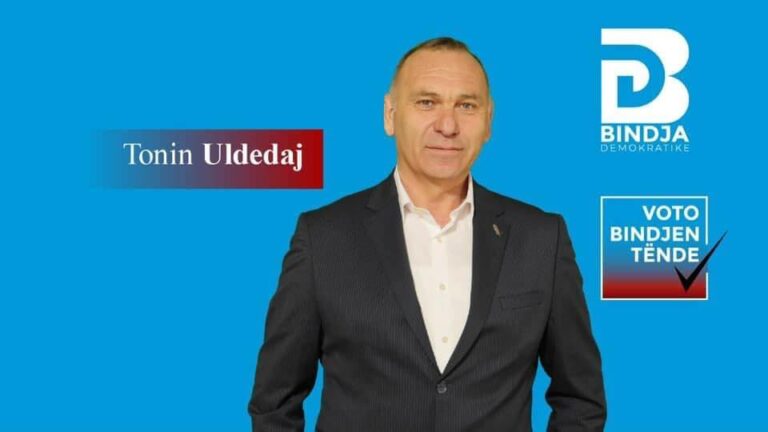 Video/ Kreu i Bindjes Demokratike në Shkodër, Uldedaj prezanton kandidatin në Pukë dhe i këndon Sali Berishës