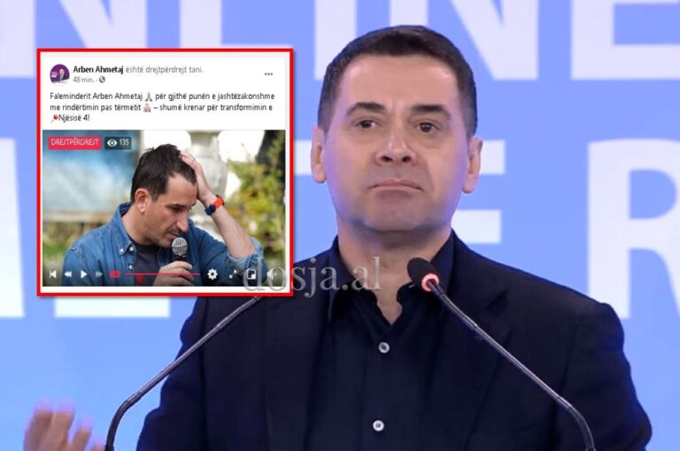 GAFA/ Poston video-live dhe meritat ia delegon vetes. Ministri i Rindërtimit: Falënderoj Arben Ahmetaj