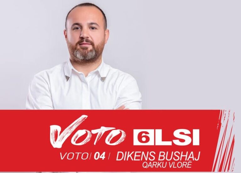 Kandidati i LSI, Dikens Bushaj: Asnjë sekondë ndalesë drejt referendumit të 25 prillit