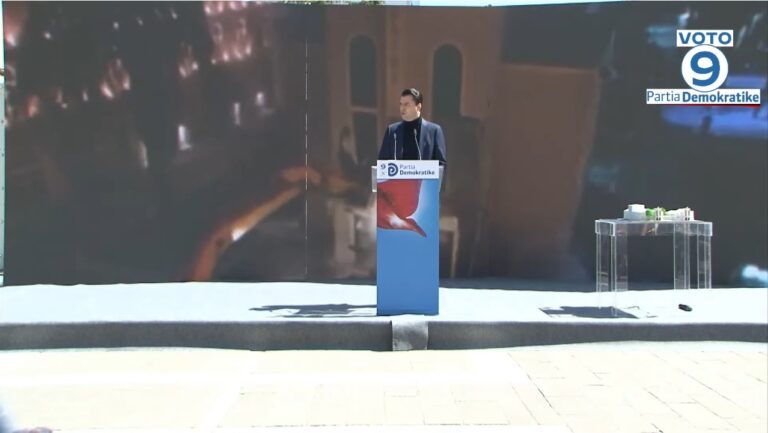 “Rama bëri një krim monstruoz”, Basha: Zotohem solemnisht të rindërtoj Teatrin Kombëtar siç ishte! Do jemi qeveri e dijes dhe artit