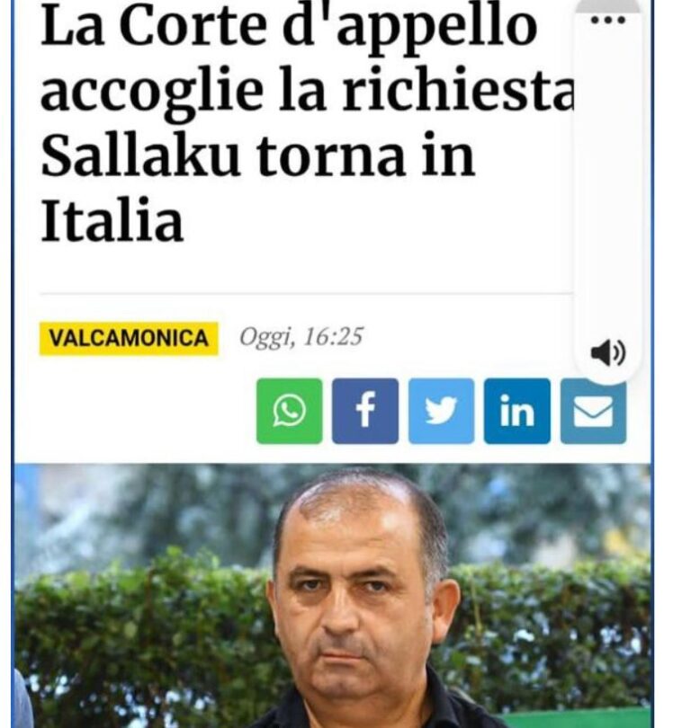 Biznesmeni Gëzim Sallaku fiton betejën ligjore në Itali, rrëzohet “espulsi” i padrejtë i kuesturës