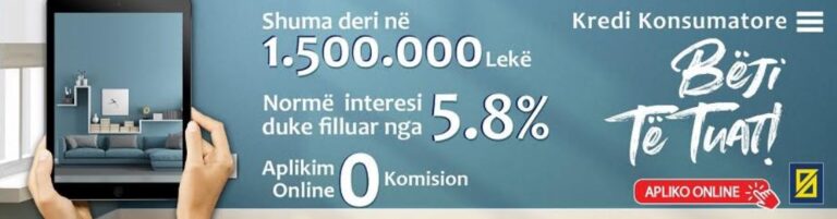 Credins Bank vjen me ofertën më të re të kredisë konsumatore