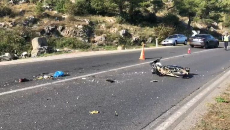 Aksident në Lezhë-Balldre, automjeti përplaset me motorin, drejtuesi përfundon në spital