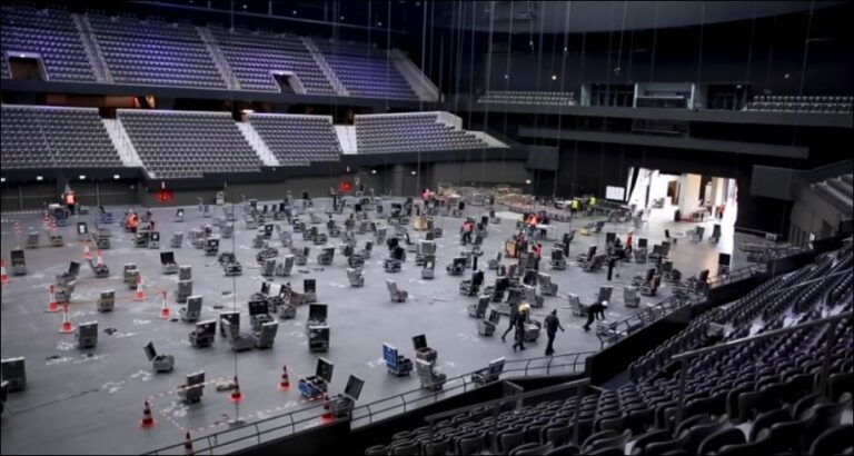 VIDEO/ Nis ndërtimi i skenës së Eurovisionit, Holanda tregon çfarë do ndodhë me testet e Covid-19