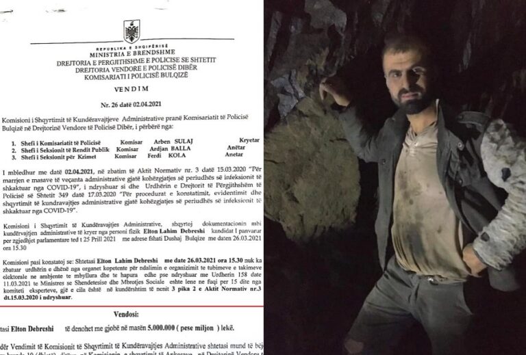 Masat anti-Covid, 50 mln gjobë për minatorin-kandidat: Po tubimet e PD?