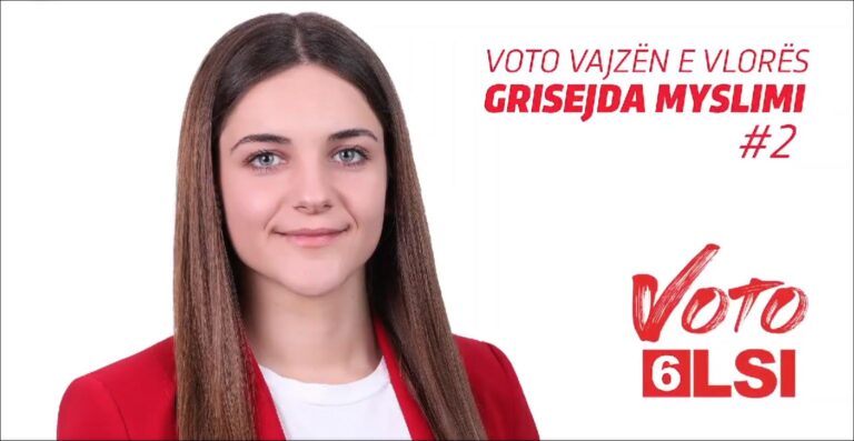Grisejda Myslimi: Më 25 Prill, Vlora do të votojë ndryshimin, LSI numrin 6!