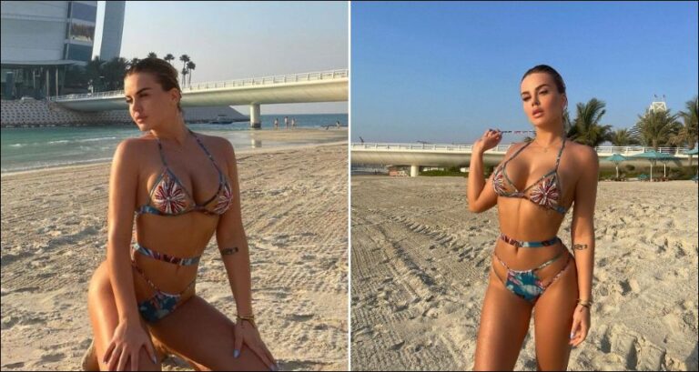 Kejvina Kthella s’i reziston trendit të VIP-ave, provokon nga Dubai