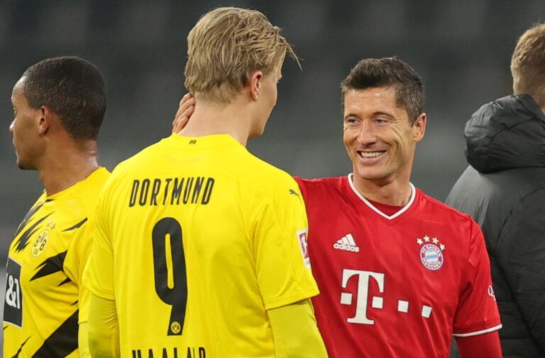 Lewandowski: Haaland mund të bëhet më i miri në botë, por pas meje!