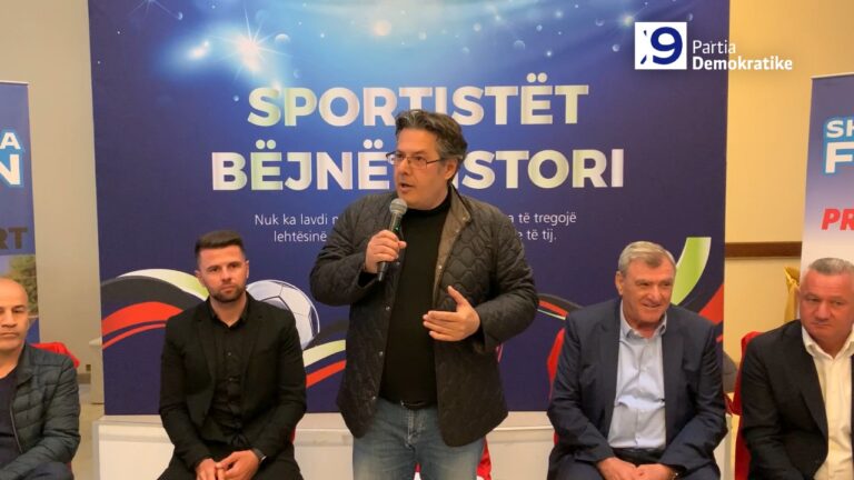 Paloka: PD në krah të sportistëve. Jeni aleatët tanë më të mirë. Së bashku do të sjellim ndryshimin edhe për sportin