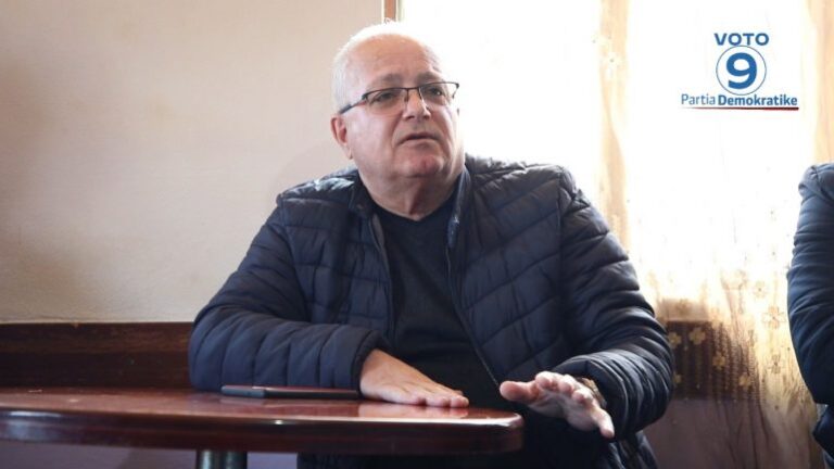 Spaho në Leshnicë të Korçës: Me votën për PD, nxjerrim fshatin nga varfëria