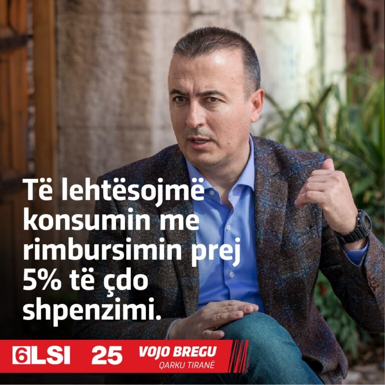 Kriza nga pandemia, Vojo Bregu: Programi i LSI për rimbursimin e shpenzimeve do stimulojë konsumin