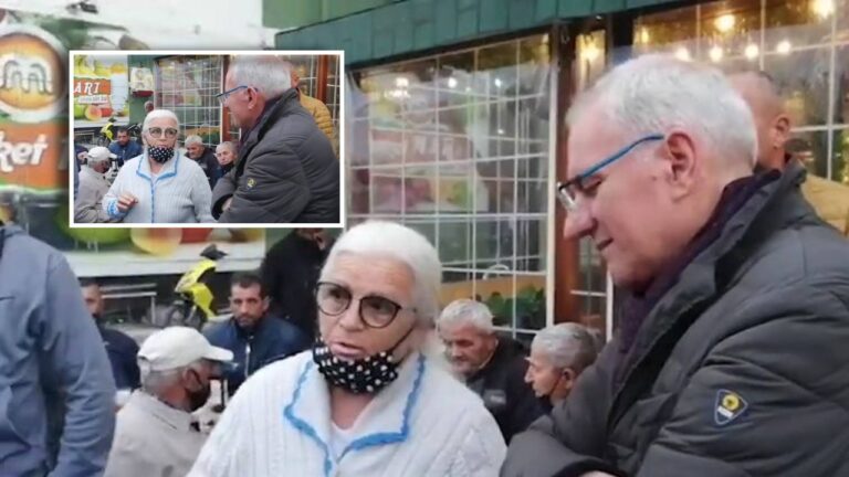 Mësuesja socialiste ndalon Xhaferajn në rrugë: Jam e majtë, ty të respektoj. Duhet të duam njeri-tjetrin në këtë qytet