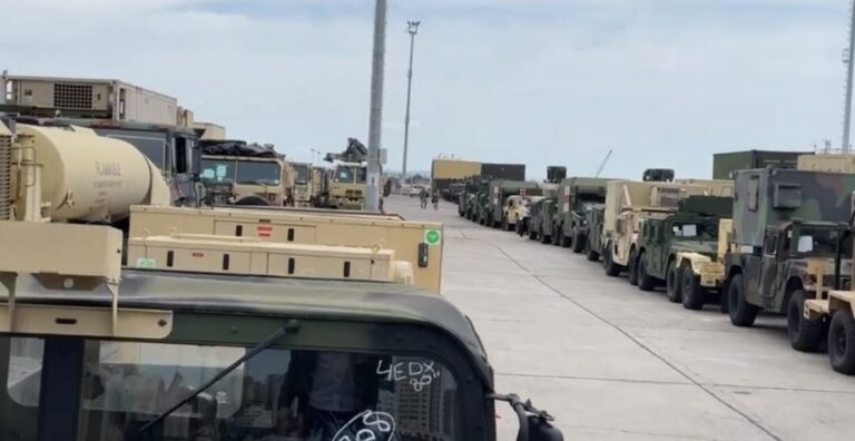 Zbarkimi i mjeteve e trupave të ushtrisë amerikane në Durrës! Peleshi: Gati për stërvitjen më të madhe