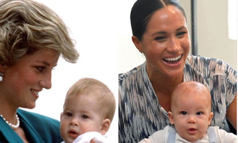 Fjalët e tij të para, Archie përmend Princeshë Dianën