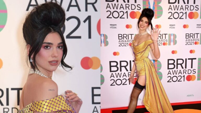 Brit Awards/Dua Lipa shfaqet ndryshe dhe vjedh të gjithë vëmendjen (FOTO)
