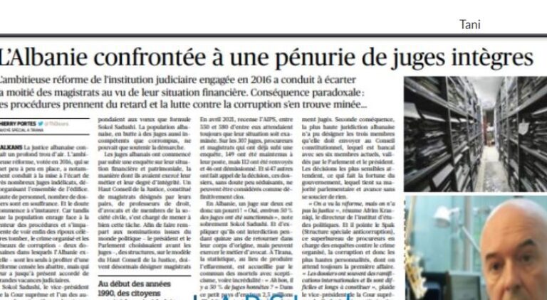 Media e madhe franceze: Krimi i organizuar dhe korrupsioni, dy fusha ku Shqipëria shkëlqen